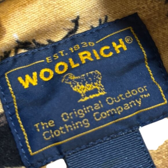 Woolrich 100% Cotton Dark Wheat Whitetail Forest Print Outdoors Hunting Shirt - Picture 4 of 6